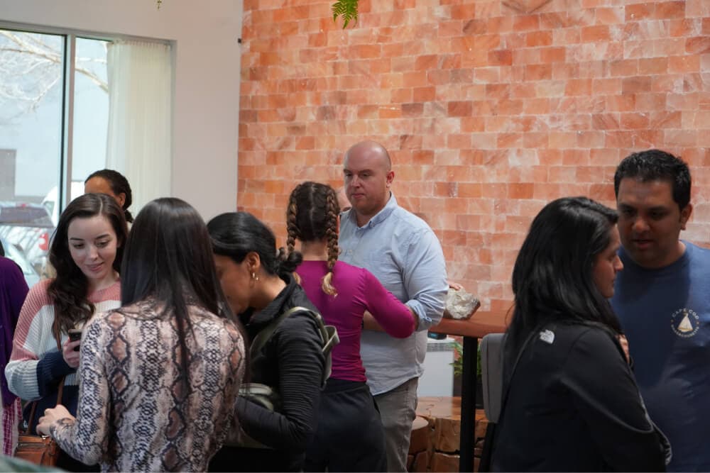 Community meditation session